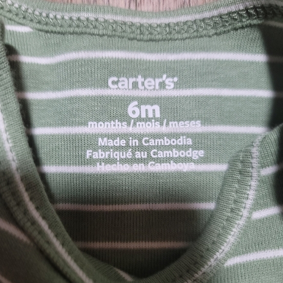 Carter’s Baby 3 Piece Hoodie Set with Car Print Size 6 Months NWT - Picture 9 of 13